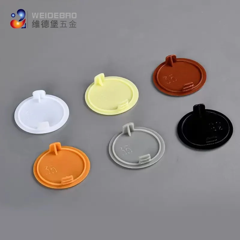 Furniture Hardware Replacement Parts - Ev Tipi Yuvarlak Plastik Mobilya Menteşe