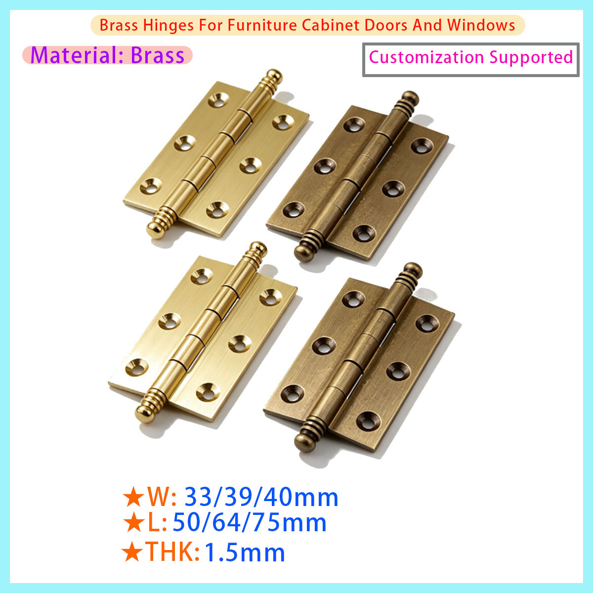 Used Furniture Hardware - Kapı, Ahşap Kutu, Mobilya Aksesuarları için