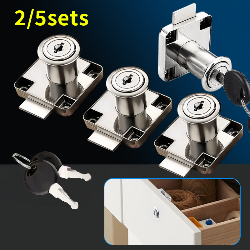 Used Furniture Hardware - 2/5 Takım Anahtarlı Çekmece Kilitleri, Donanım