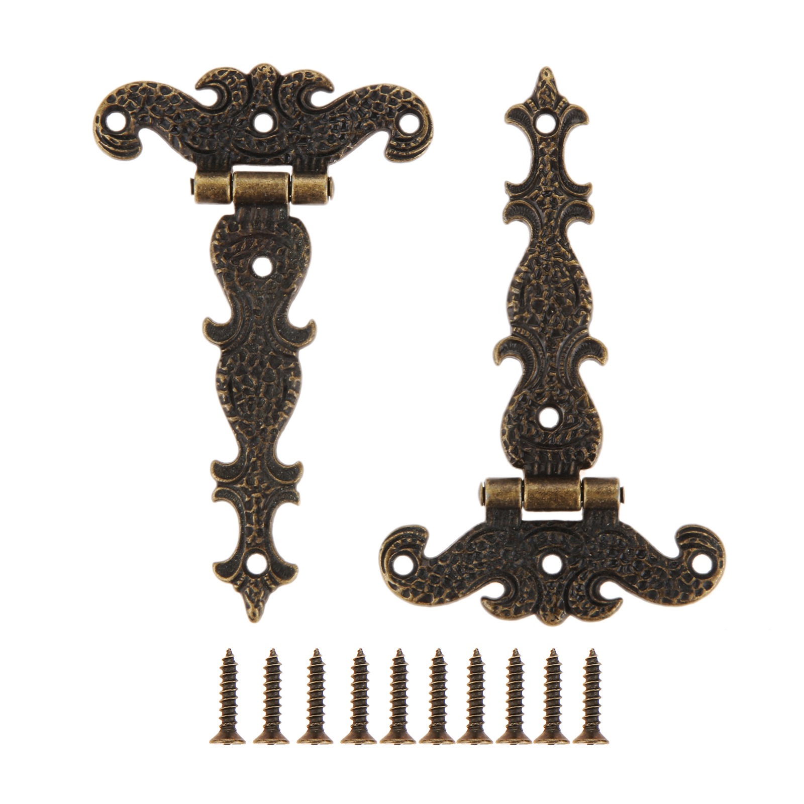 Furniture Hardware Replacement Parts - DRELD 2 adet Vintage pirinç kaplama