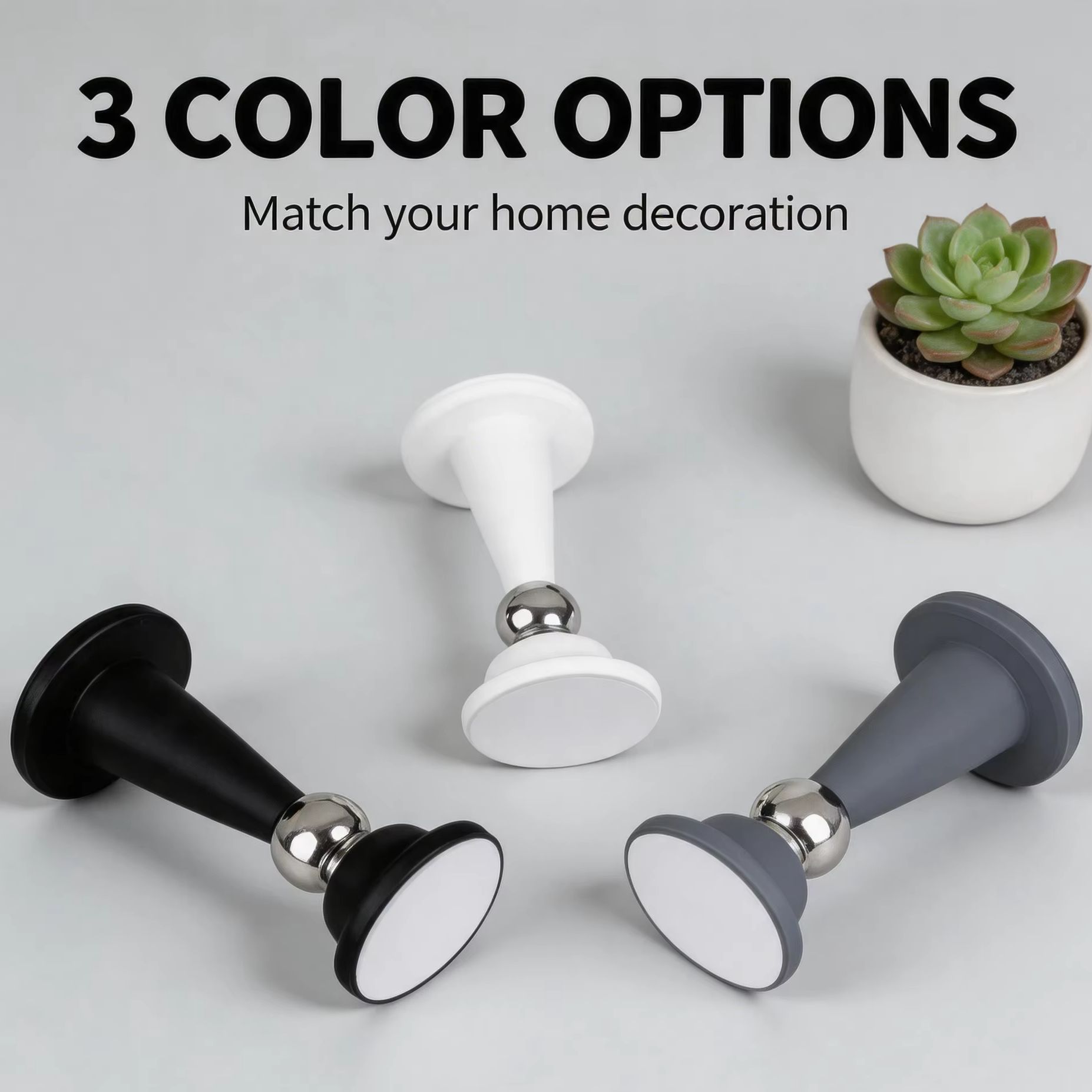 Furniture Hardware Kit - Silikon delmesiz kapı durdurucu/ev mobilyası kapı
