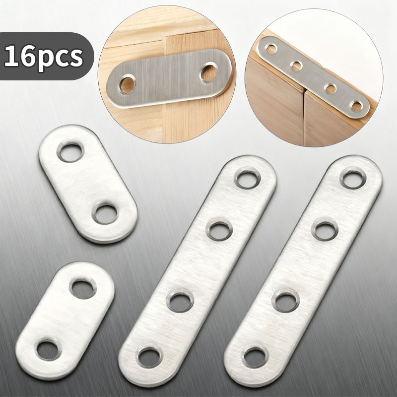 Used Furniture Hardware - 16 adet Köşe Kodları, Düz Bağlantı
