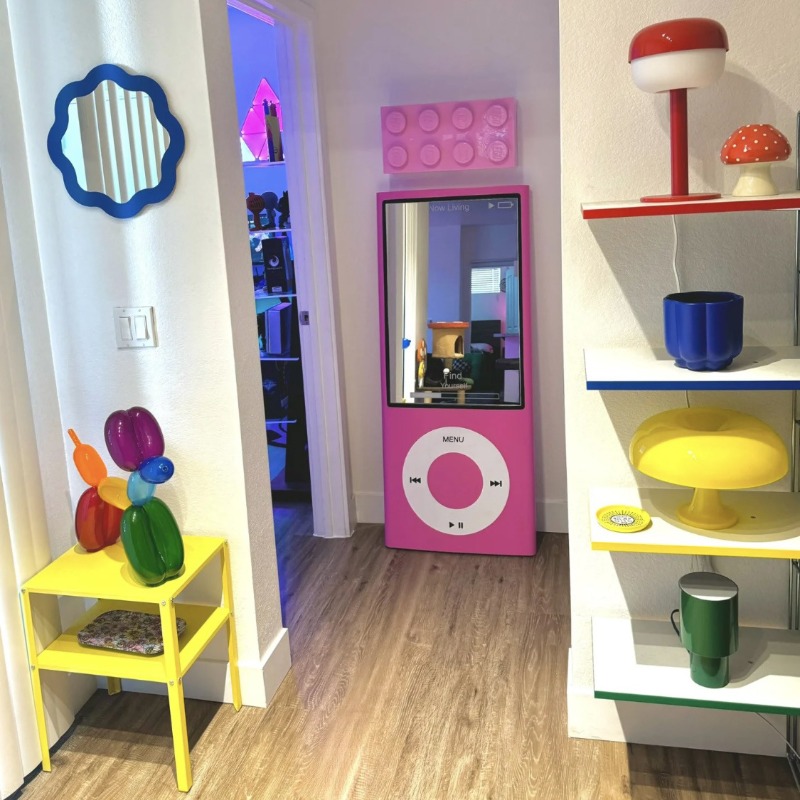 Furniture For Hardware Shop - Retro Boy Aynası Tam Boy Ev