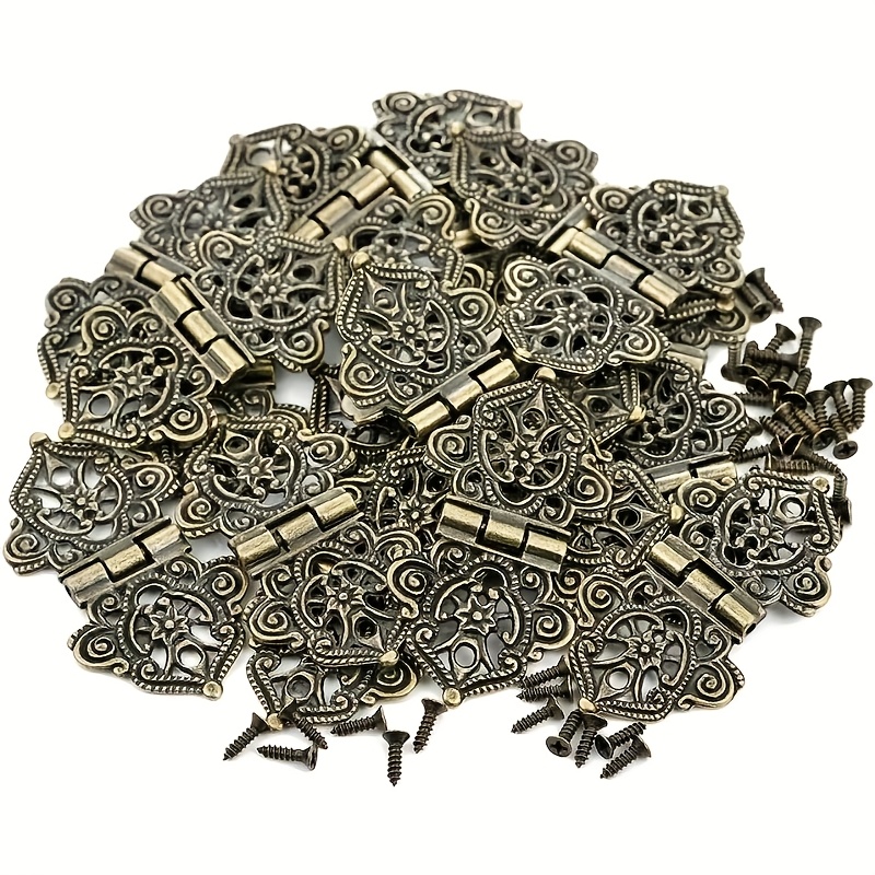 Furniture Hardware Replacement Parts - 8 adet Vintage alaşım içi boş