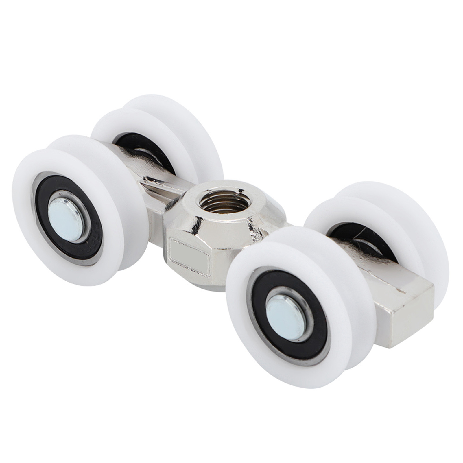 Furniture Hardware Kit - 4 Tekerlekli Sürgülü Kapı Rulmanlı Asma