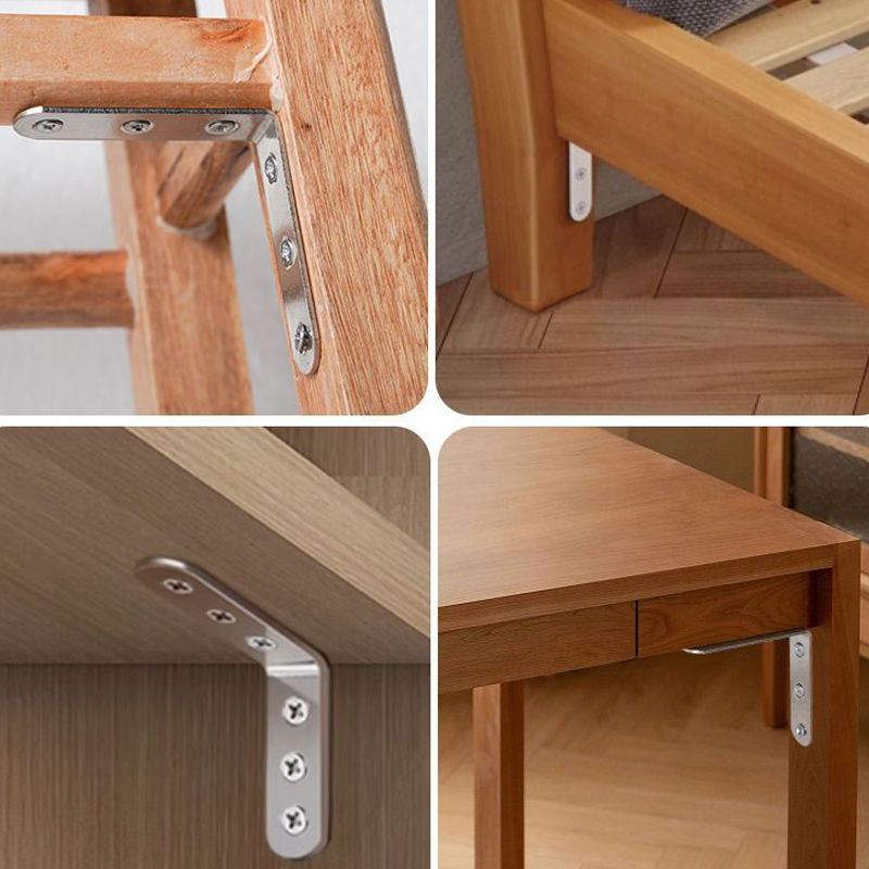 4 adet Dik Açılı Braketler, L  - Used Furniture Hardware incelemesi ve fiyatı