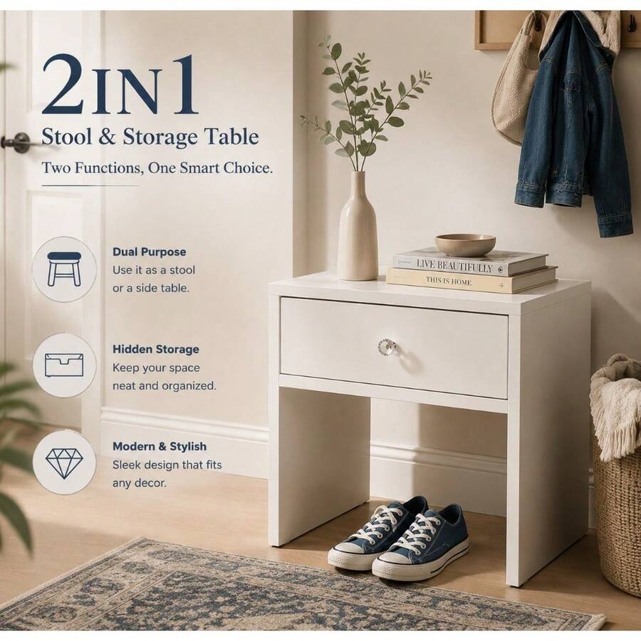 2'si 1 Arada Depolama Taburesi - Furniture Hardware Kit incelemesi ve fiyatı