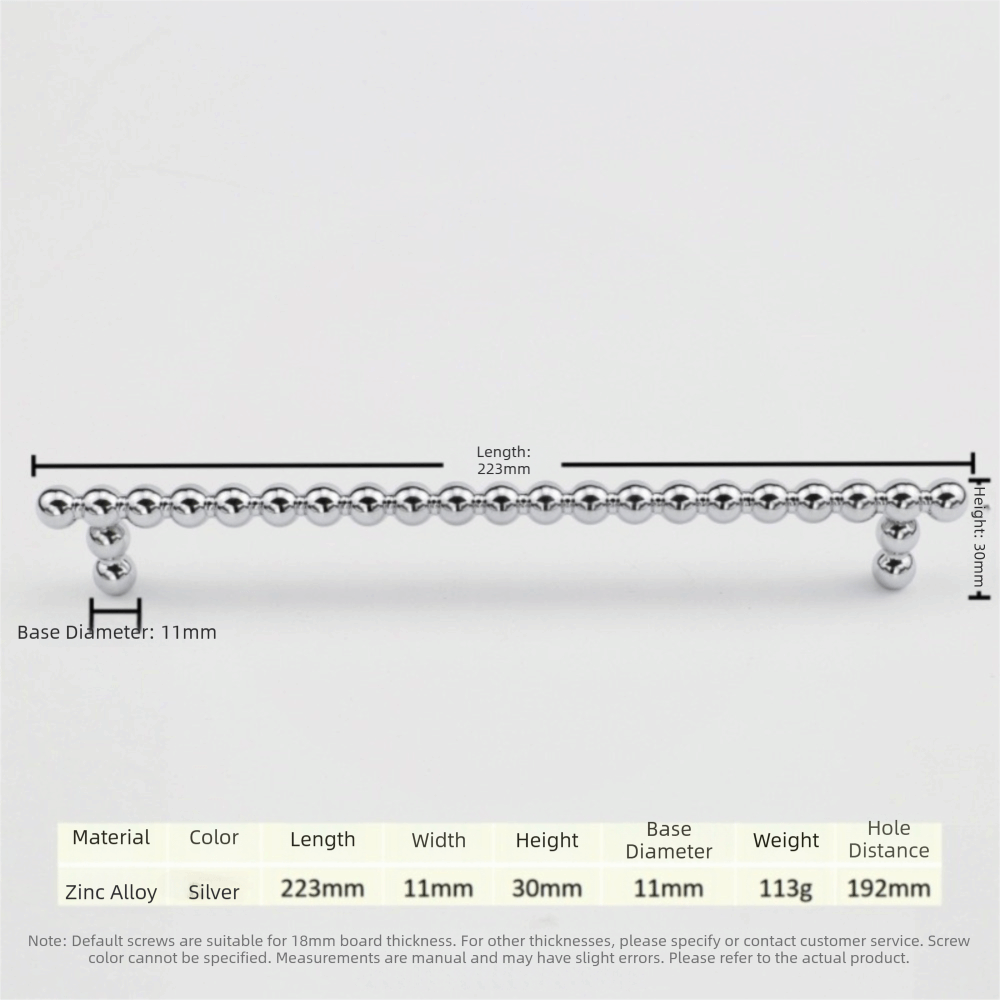 Lüks Küçük Yuvarlak Top Çekme  - Furniture Hardware Kit incelemesi ve fiyatı